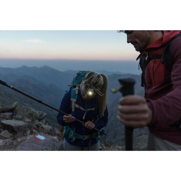 1 forclaz 500 all season hiking pole - red - 1123386